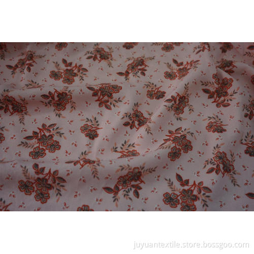 Tissu imprimé crêpe viscose haute torsion des années 30